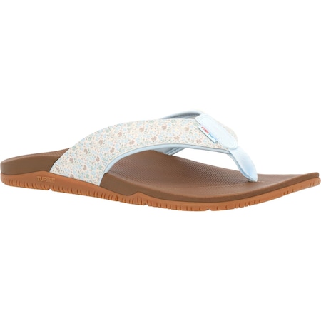 Xtratuf Leather Upper, Rubber Outsole, Floral Blue, Size 8 M XAUNW200